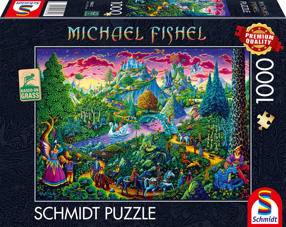 Schmidt Spiele Michael Fishel: Fantástico Mundo De Cuento De Hadas, Rompecabezas De 1000 Piezas 58612
