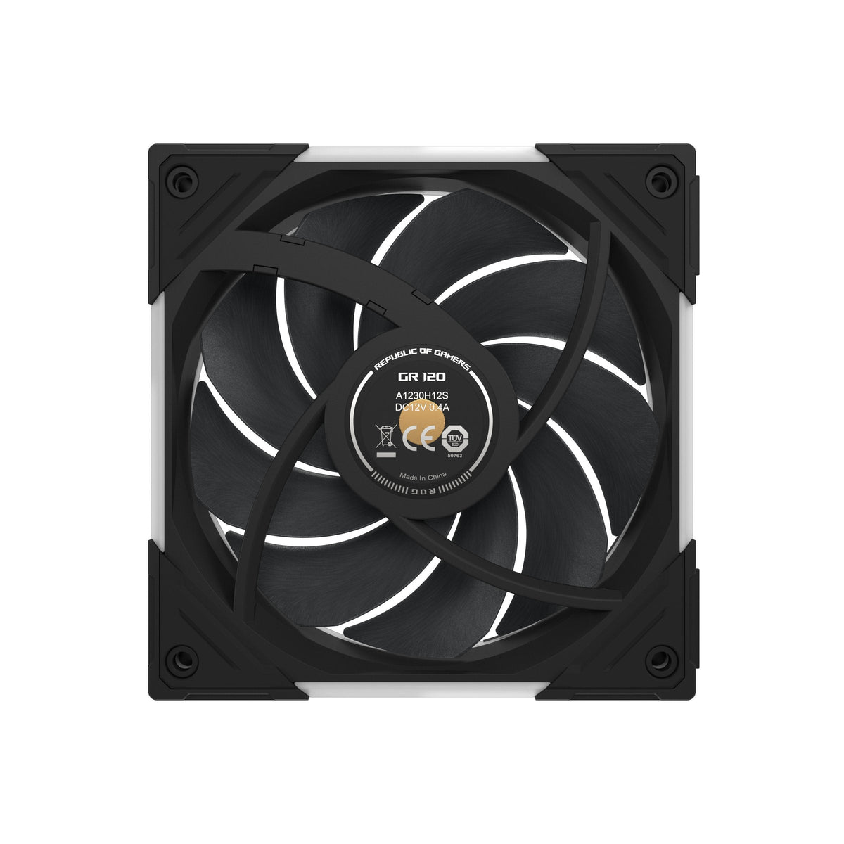 Ventilador Pc Asus Rog Eurux Gr120 Fan Argb Black