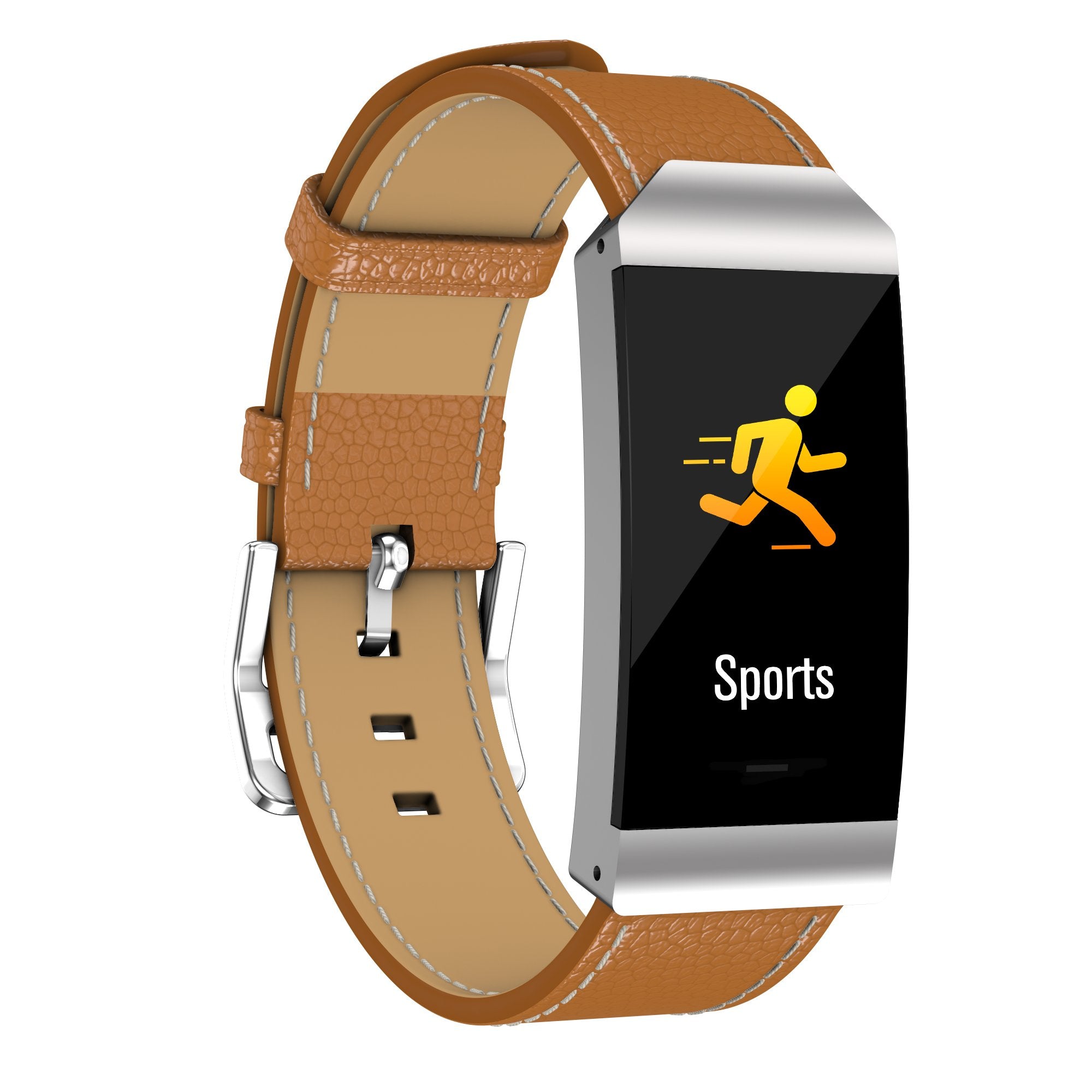 Pulsera Cuantificadora Denver Bfh-250 Brown Bt Pantalla 2.4cm Color Frecuencia Cardiaca Notificaciones Bat 90mah Ip68