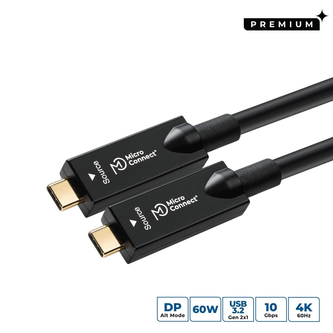 EAN 5704174888543 - Microconnect USB3.2CC10OP cable USB USB 3.2 Gen 2 (3.1 Gen 2) 10 m USB C Negro imagen 1