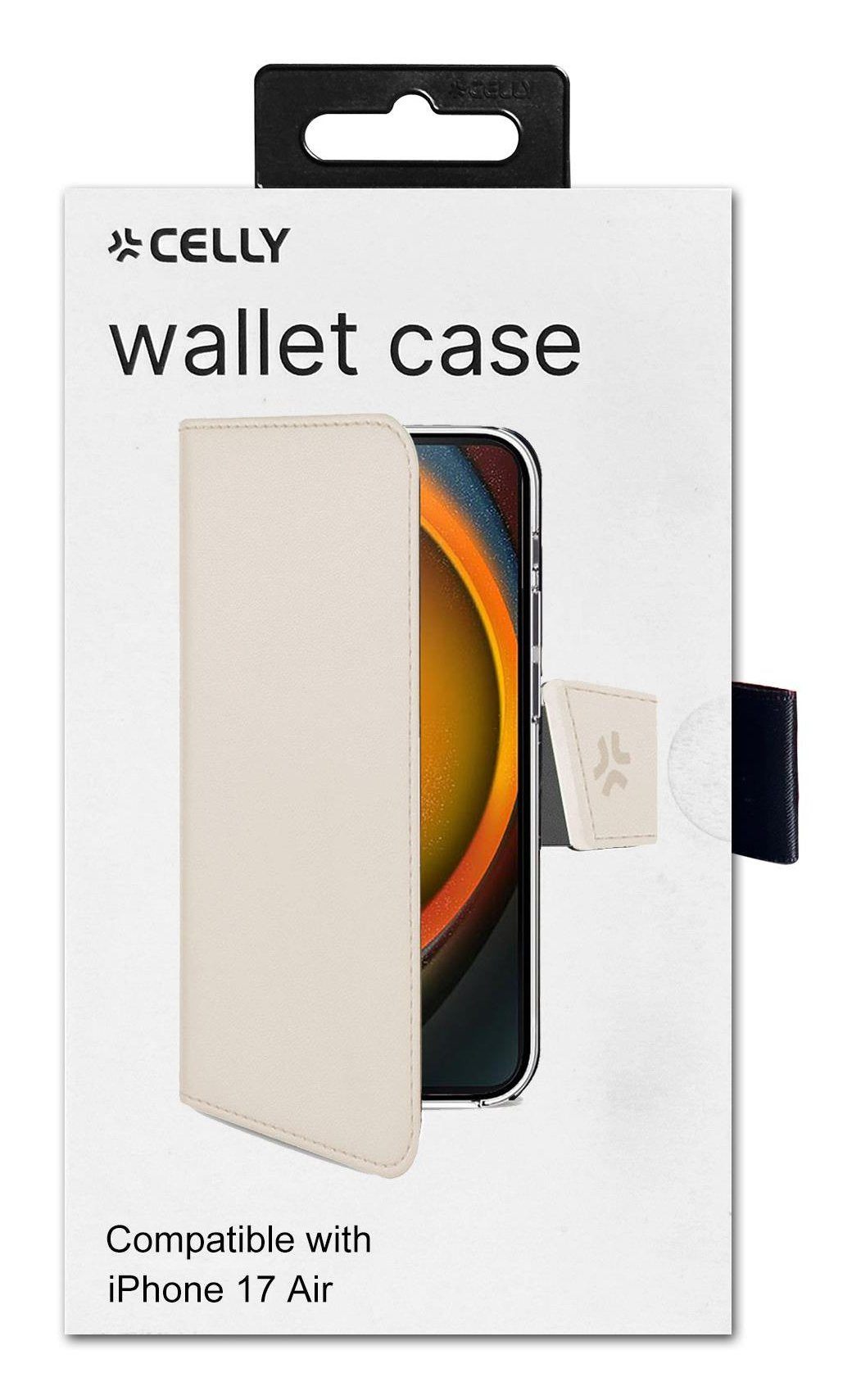 EAN 8021735223214 - Celly WALLY funda para teléfono móvil 16,5 cm (6.5") Funda cartera Arena imagen 5