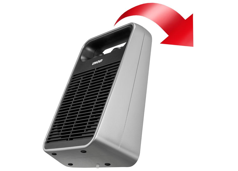 Calefactor Eléctrico Unold 86106 Calentador De Ventilador Negro, Plata 2000 W