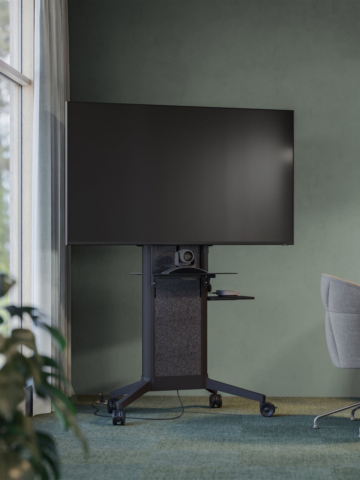 Sms Smart Media Solutions Ever350 Mobile Dark Soft Motor 2,18 M (86") Negro