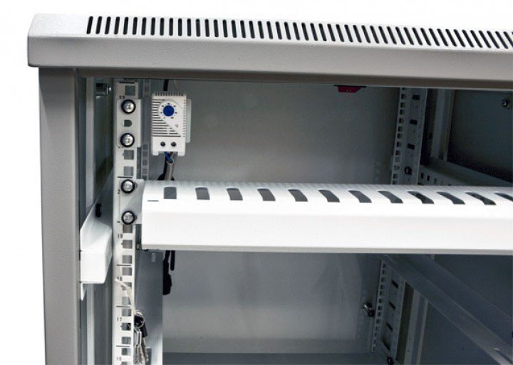 Allnet 19\"Schrank, 22he, B600/T 600mm, Glamür, Lichtgris, Snb-Serie,