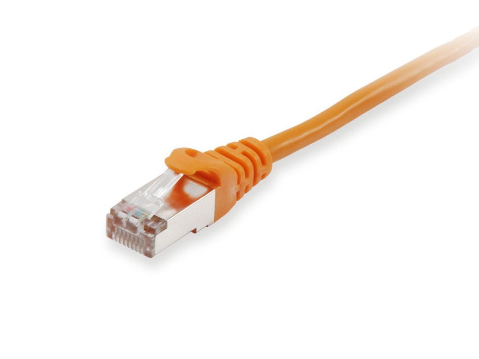 Latiguillo Apantallado S/Ftp Categoria 6 Libre Halogenos 0,25m Color Naranja