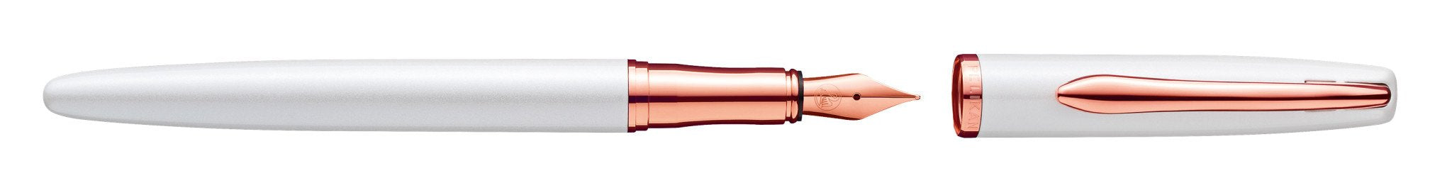 EAN 4012700821683 - Pelikan Jazz Noble Elegance P36 pluma estilográfica Sistema de carga por cartucho Oro, Perlado, Blanco 1  imagen 4