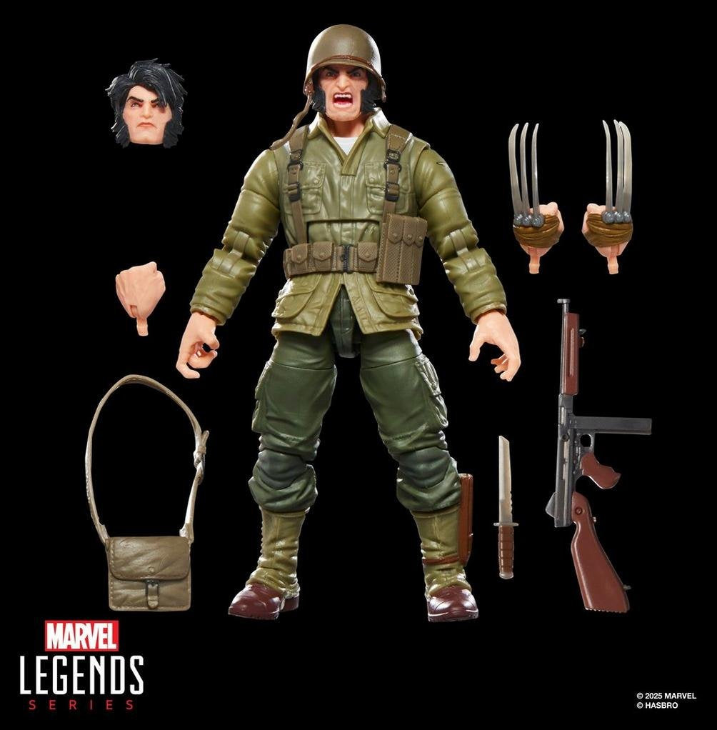 Figura Wolverine Wwii Logan Marvel Legends Series 15cm