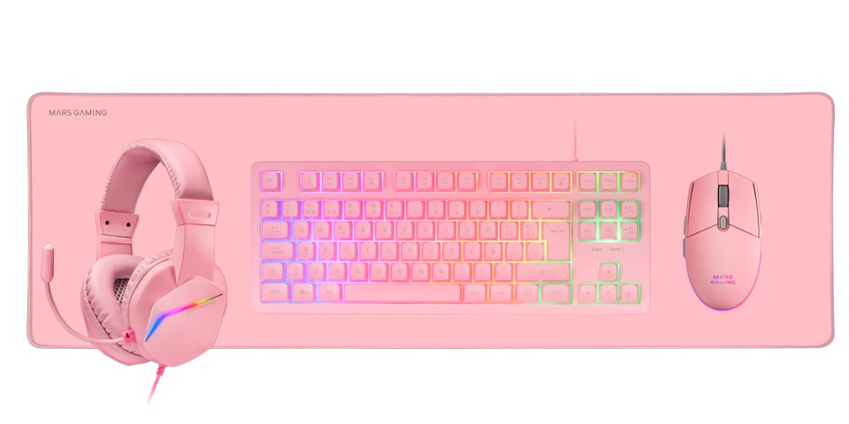 EAN 8435693103646 - Mars Gaming MCP-RGB3P teclado Ratón incluido Juego USB QWERTY imagen 2