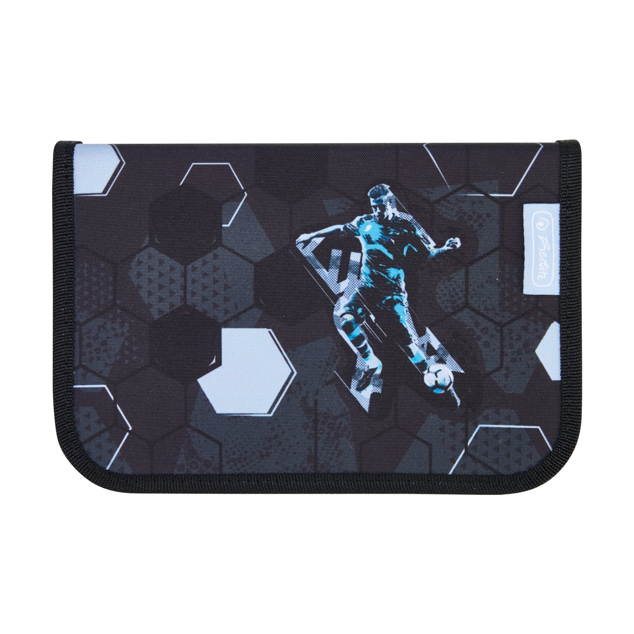 EAN 4008110396460 - Herlitz UltraLight XL Plus Cyber Soccer juego de mochila escolar Niño Poliéster Azul, Azul oscuro imagen 13