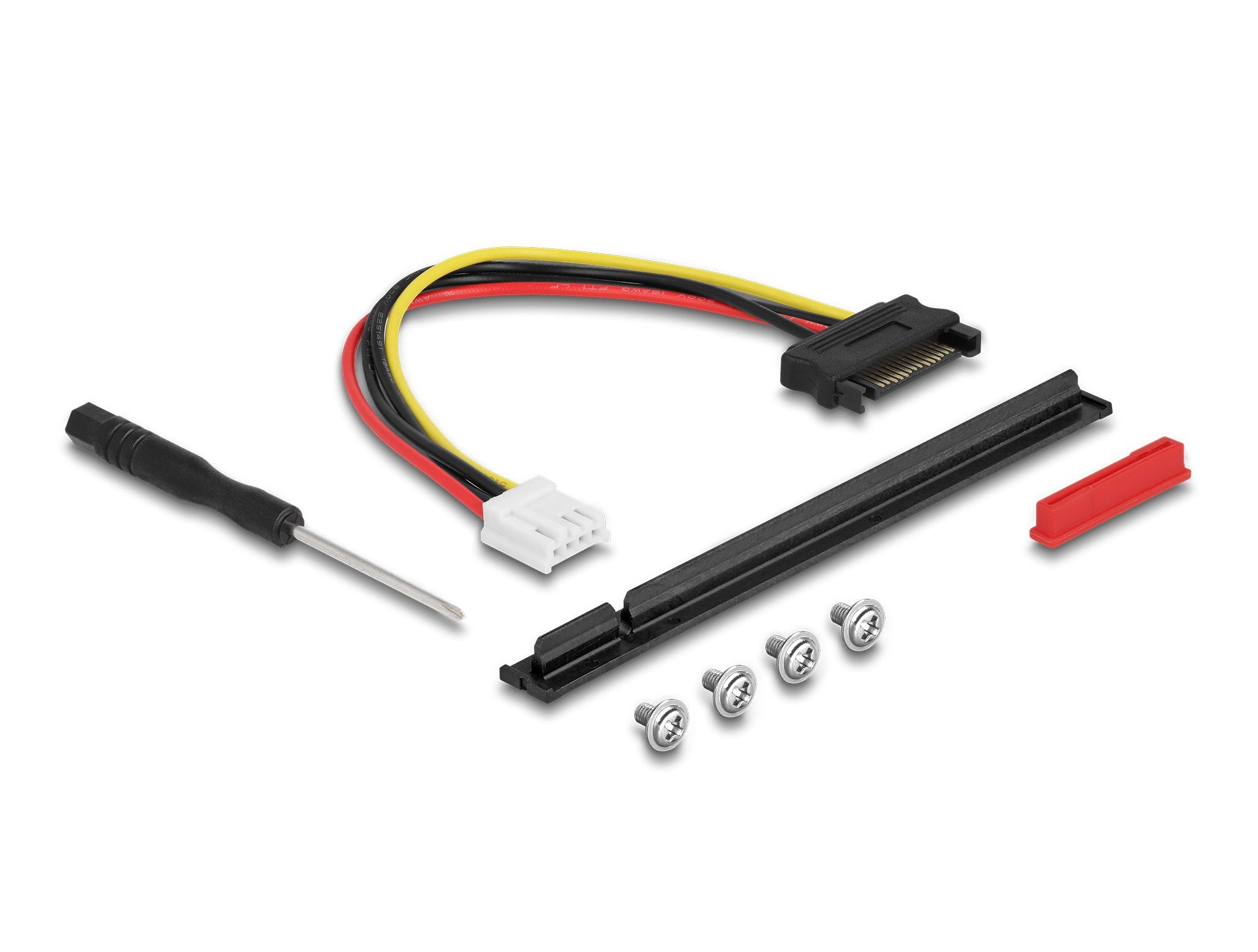 Delock 64220 Adaptador M.2 Clave A+E A Pcie X16 Nvme En Ángulo Con Cable De 20 Cm