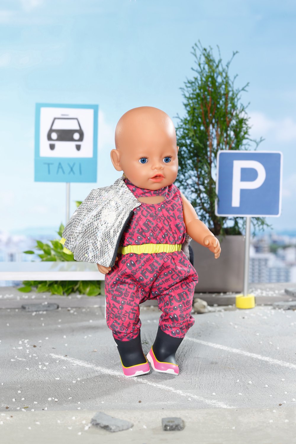 Zapf Creation Baby Born® City Deluxe Scooter Combo, Accesorios Para Muñecas 830215