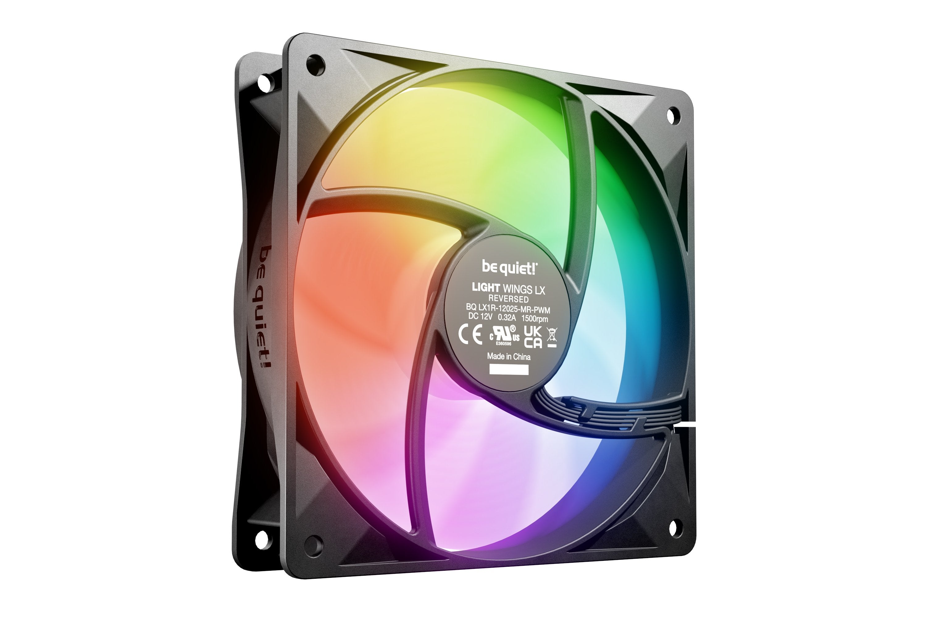 Ventilador Pc Be Quiet! Light Wings Lx Pwm 120 Mm Reverse Negro