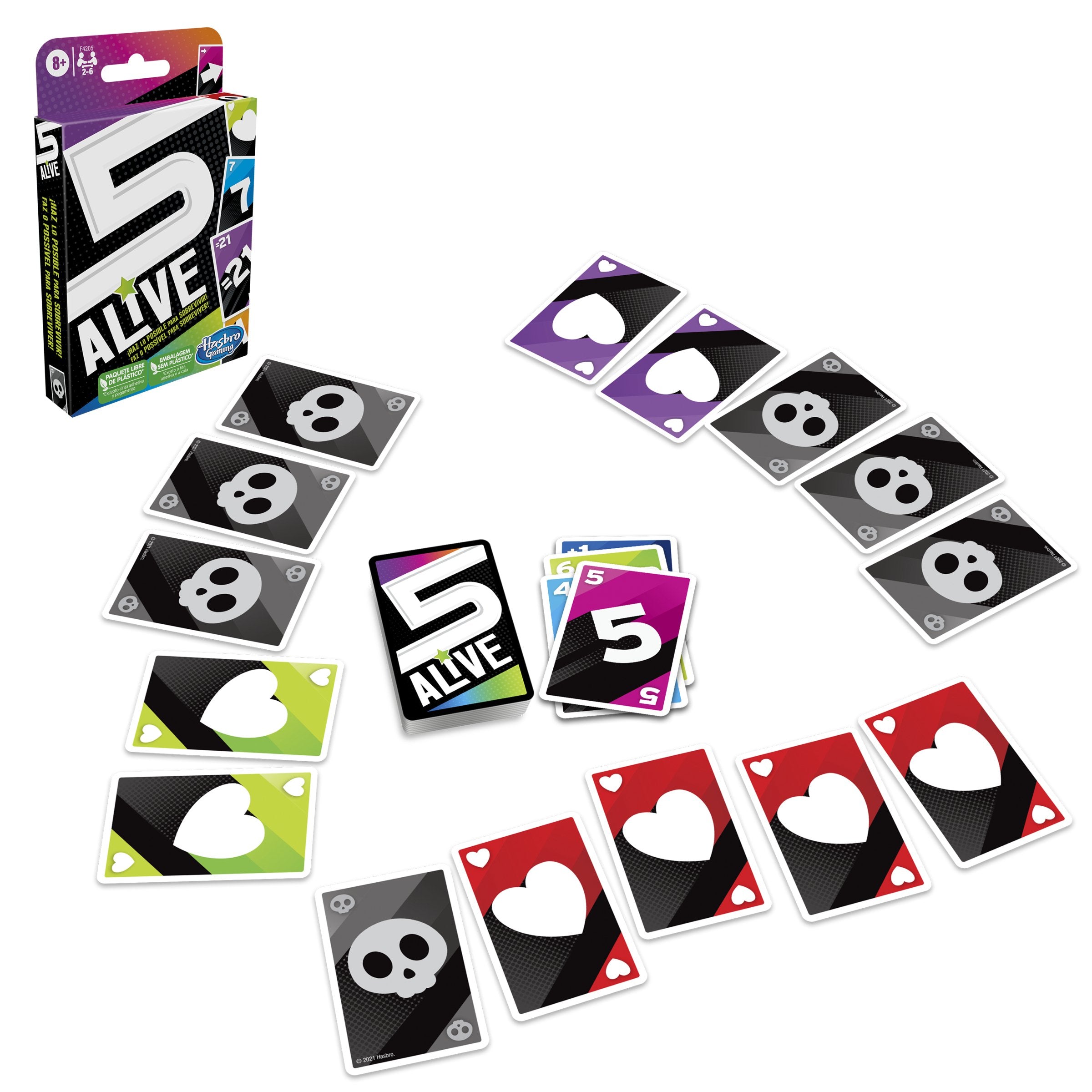 Hasbro Gaming - 5 Alive - Juego De Cartas - Vietnam