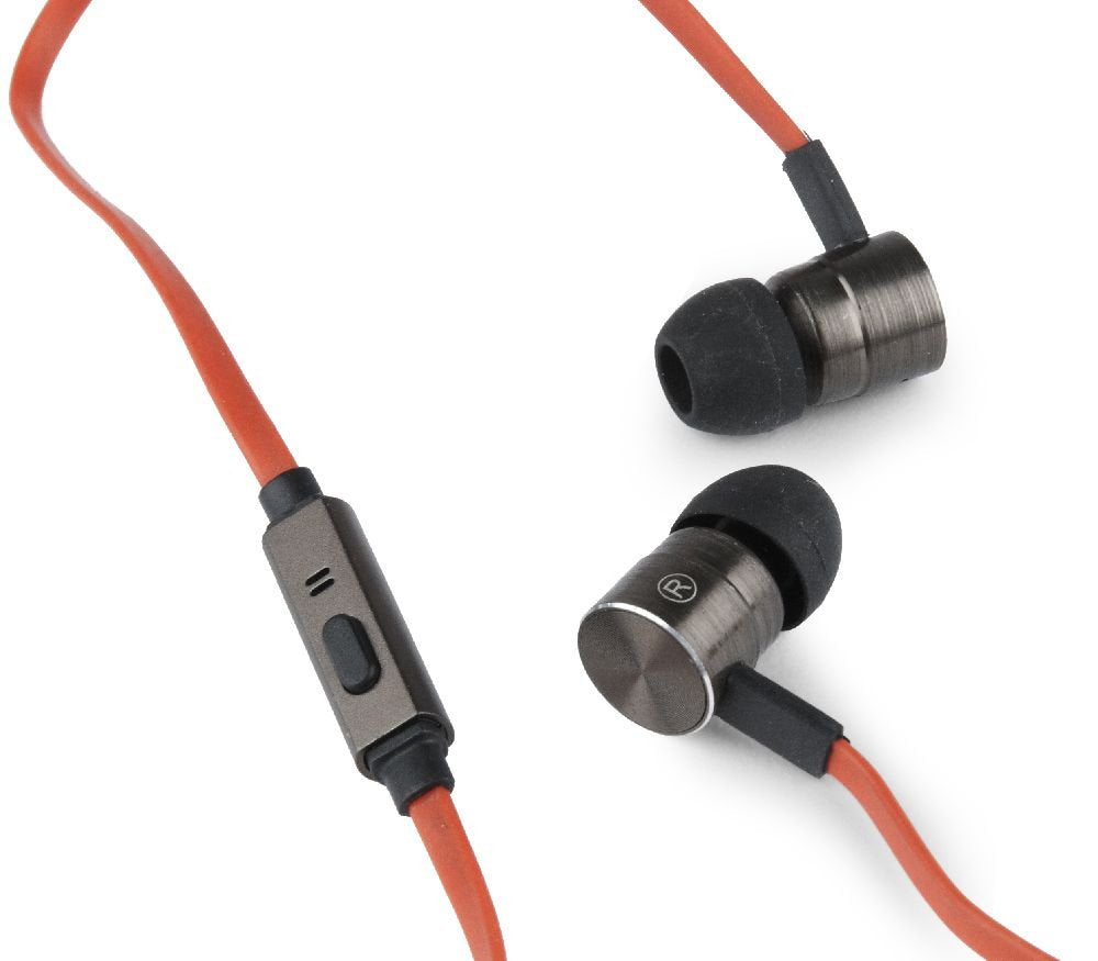 Gembird Mhs-Ep-Lhr Auricular Y Casco Auriculares Dentro De Oído Negro, Naranja