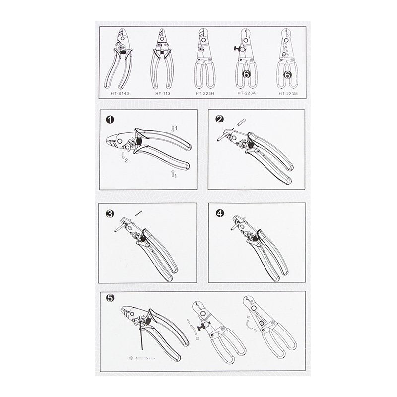 Alicates Separadores Logilink Para Cables De Fibra Óptica, 3 Orificios, 0,13-4 Mm