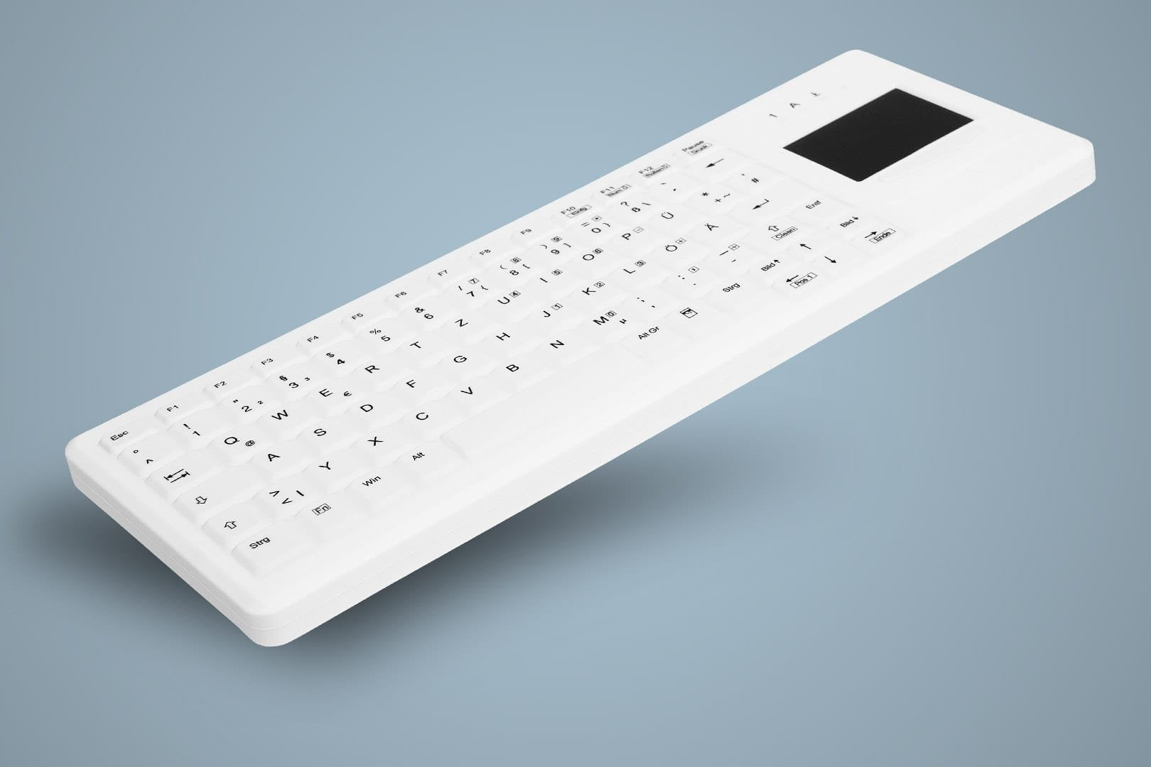 Cherry Aktive Key Wireless Hygiene Compact Touchpad Keyboard