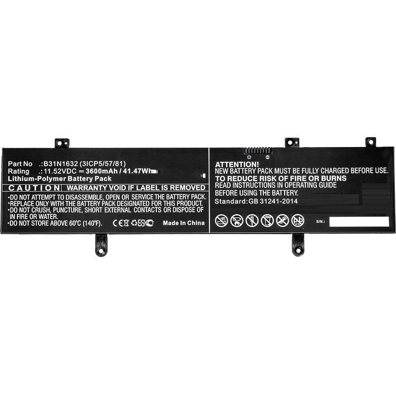 EAN 5706998636133 - CoreParts MBXAS-BA0081 refacción para laptop Batería imagen 1