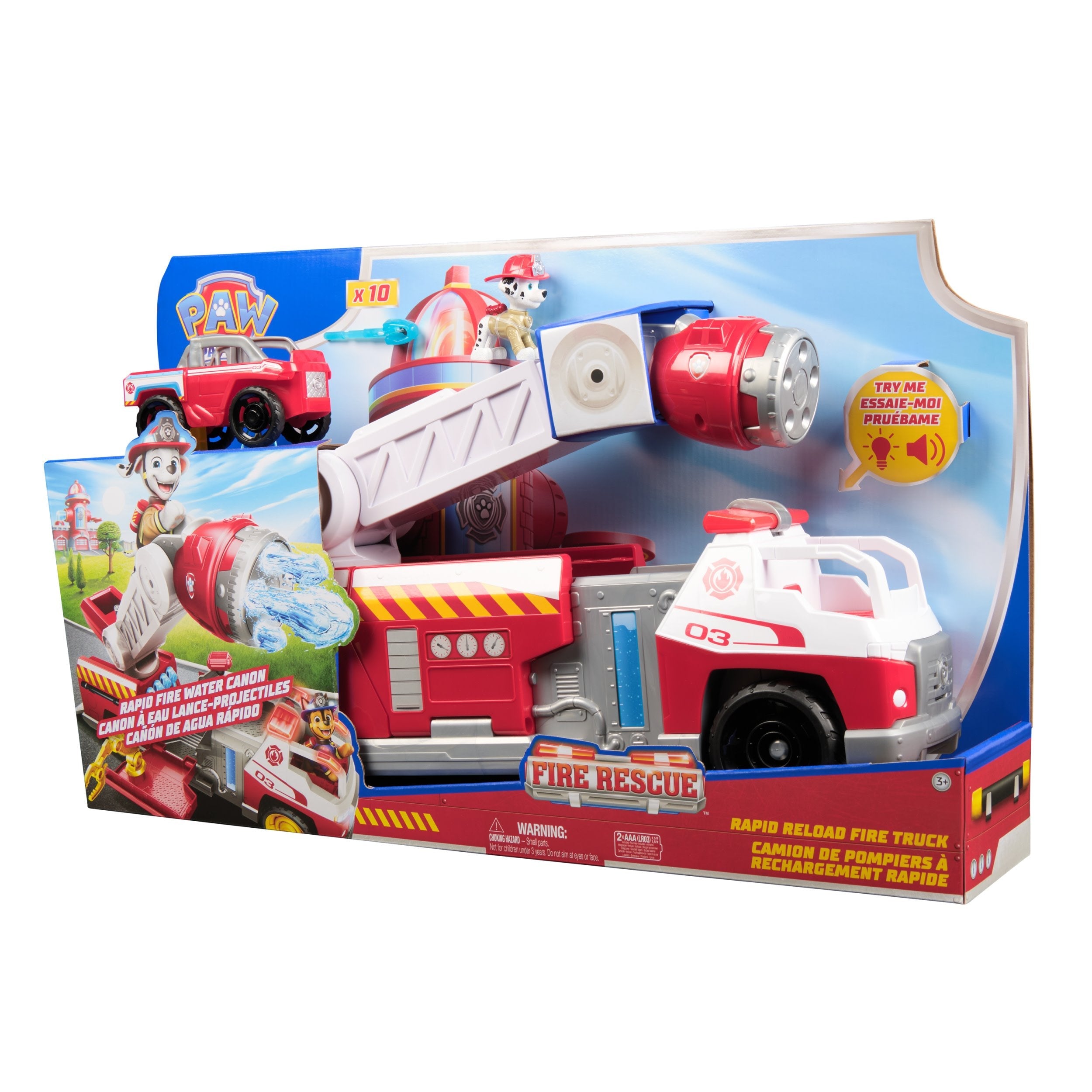 EAN 681147106550 - PAW Patrol PAW VHC Fire Rescue Dlx Fire Truck GML imagen 5