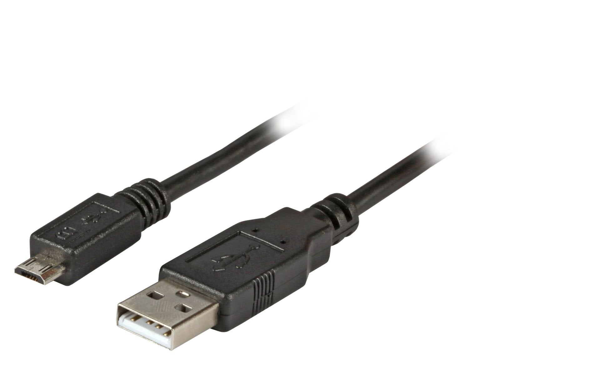 Efb Usb2.0 Anschlusscable A-Micro-B 5pol., ,St.-St., 1,8m, Schwarz, Classic