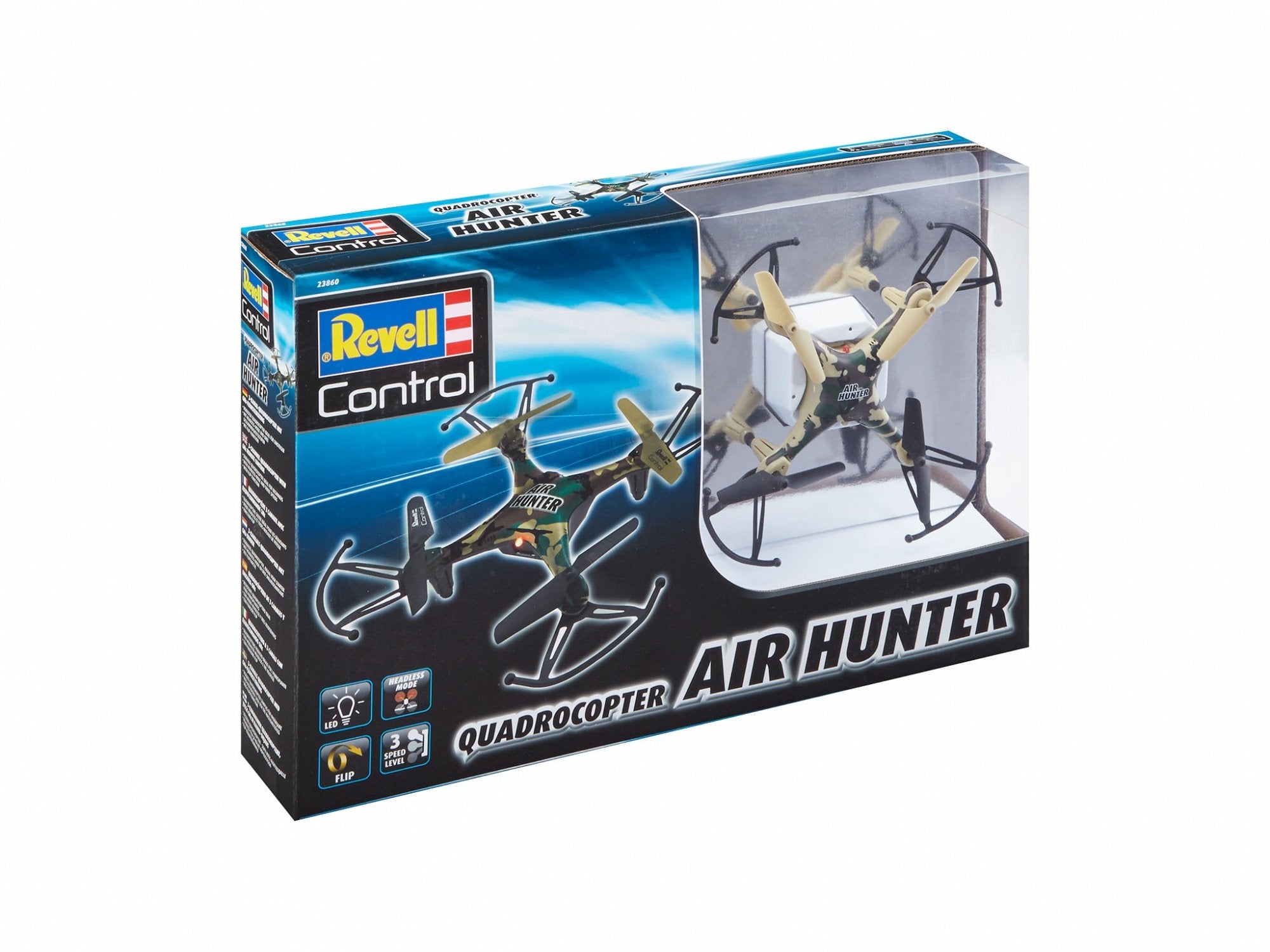 Avión Revell Quadrocopter Air Hunter  Por Control Remoto Camuflaje