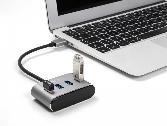 Delock 4 Port Usb 3.2 Gen 1 Hub Mit Usb Typ-A Anschluss - Usb Typ-A Buchsen Oben