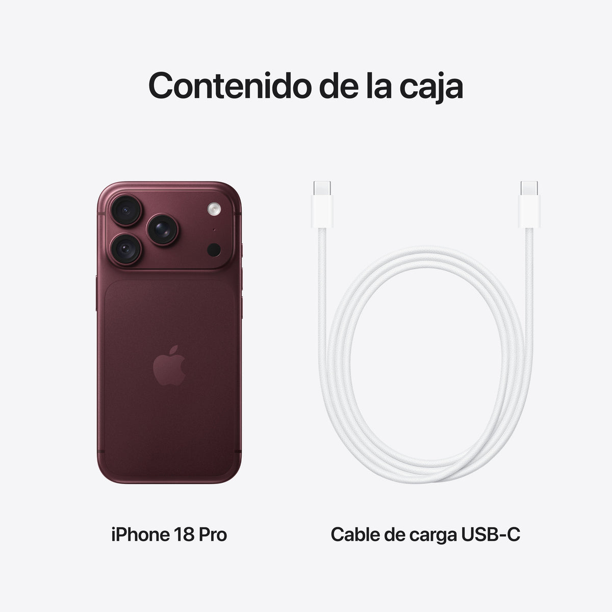 EAN 0195951416120 - Apple iPhone 18 Pro 16 cm (6.3") SIM doble iOS 27 5G USB Tipo C 4056 mAh Borgoña imagen 9