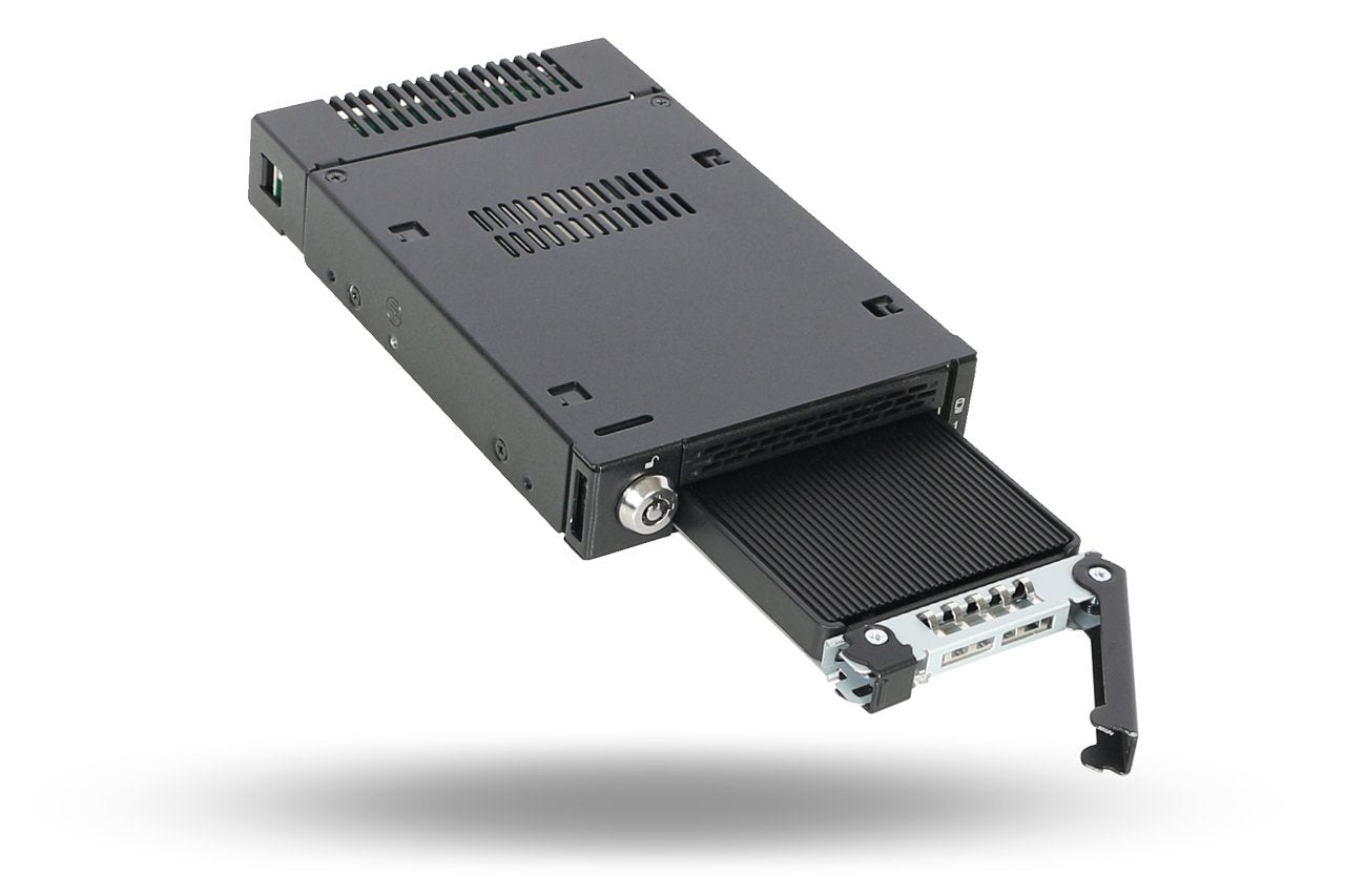 Caja Icy Dock Mb833m2k-B Para Disco Duro Externo Caja Externa Para Unidad De Estado Sólido (Ssd) Negro M.2, Chasis Intercambiable Negro, Caja Externa Para Unidad De Estado Sólido (Ssd), M.2, Sas, 32 Gbit/S, Negro