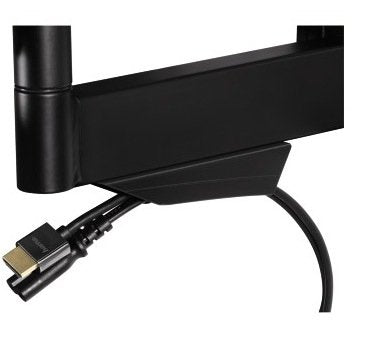 Soporte Mural Tv, Negro, Doble Brazo Articulado, De 37 A 75 Pulg, Carga Máx. 45 Kg