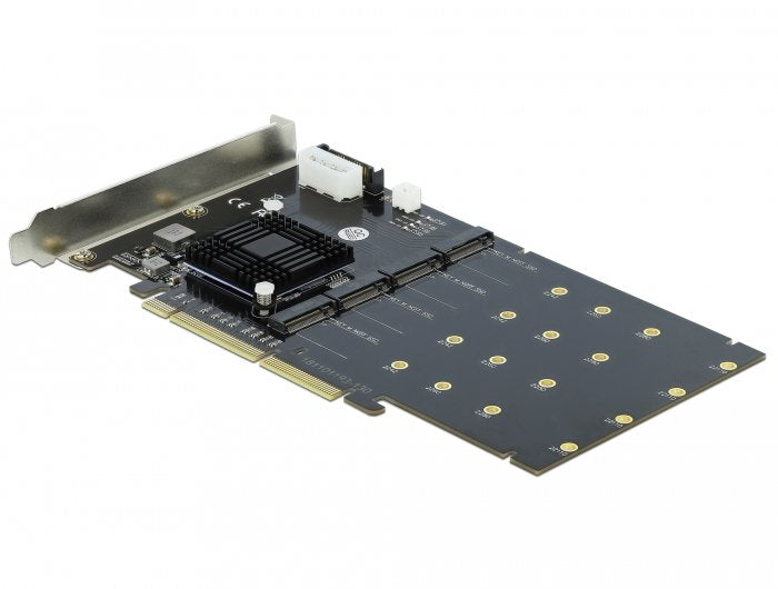 Delock 90409 Tarjeta Pci Express X8 / X16 A 4 X Interna Nvme M.2 Clave M