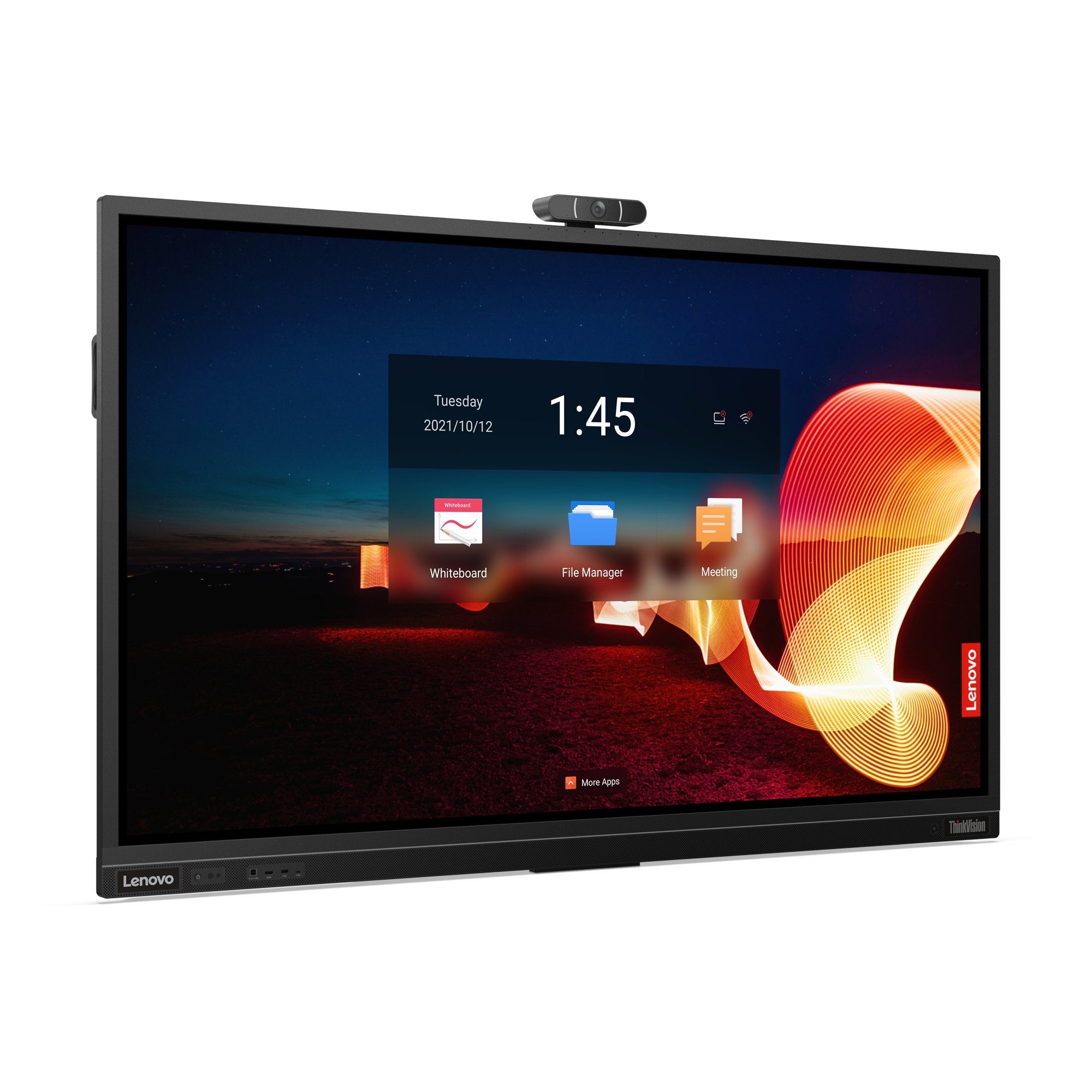 Monitor Lenovo 62f4wa1cek (75") 3840 X 2160 Pixeles 4k Ultra Hd Led Pantalla Táctil Negro