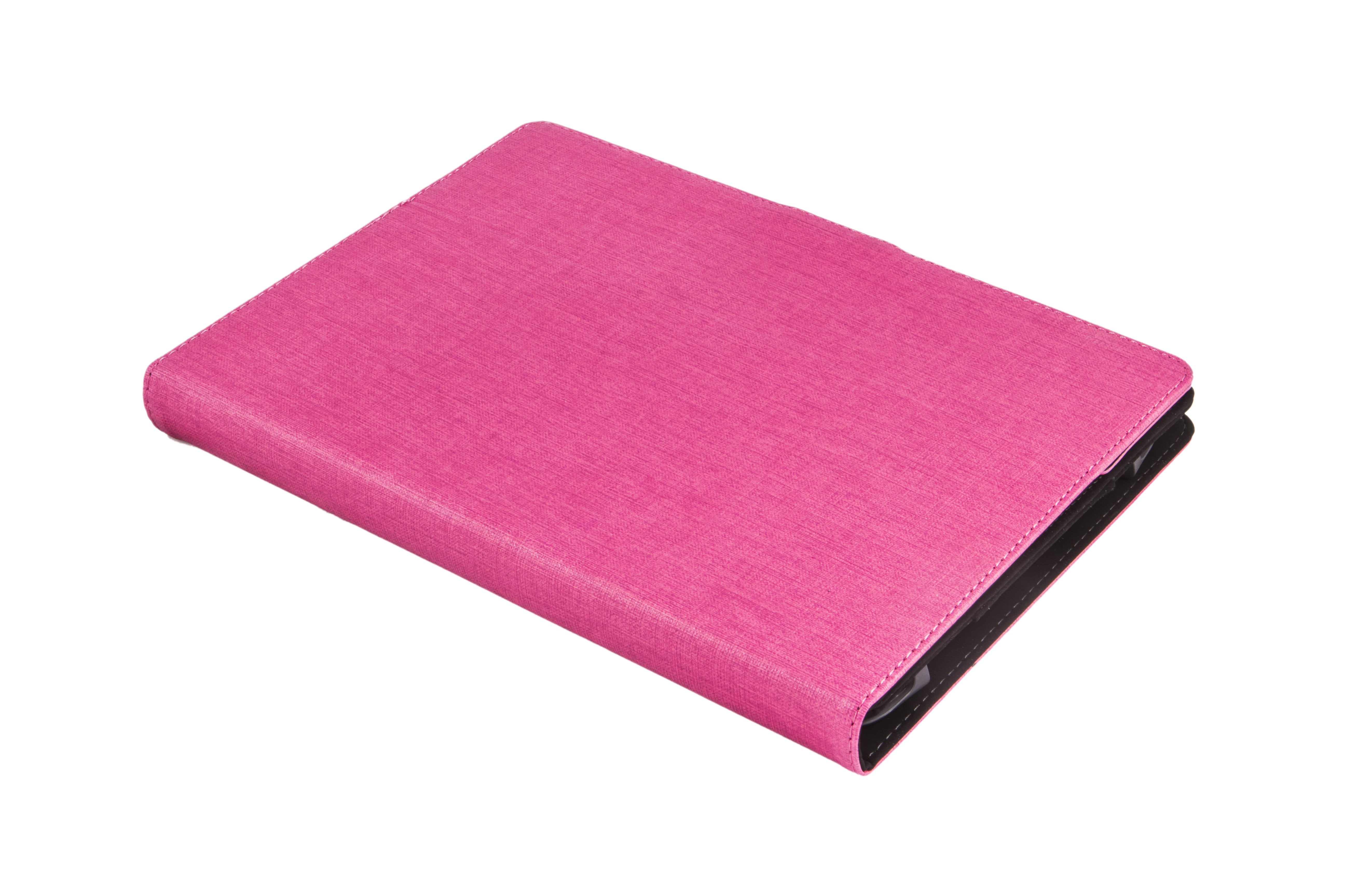 Funda Universal Rotatoria 360º Silver Ht Para Tablet 9-10.1"Rosa
