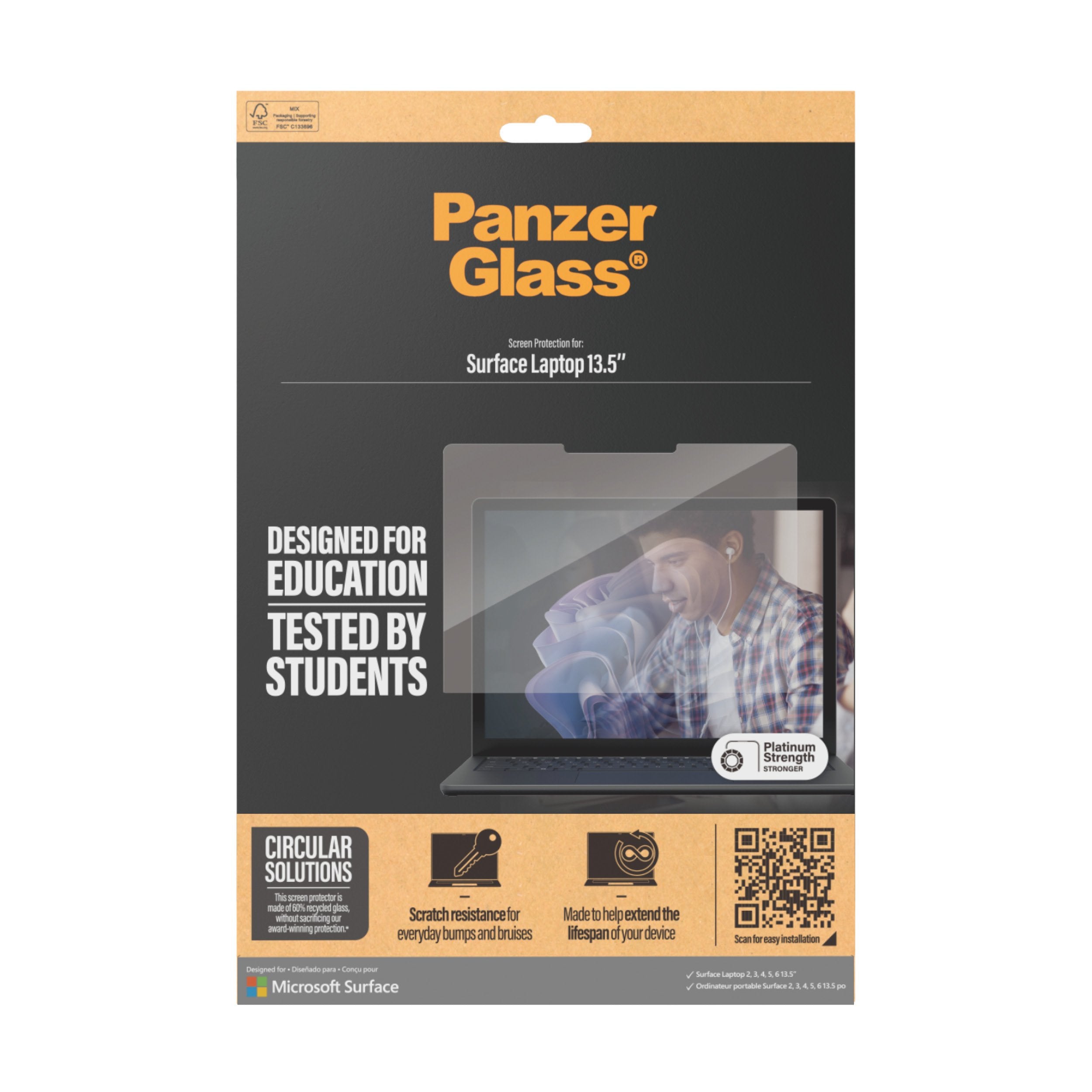 EAN 5715685006371 - PanzerGlass ® Screen Protector Microsoft Surface Laptop 13.5" | 6 | 5 | 4 | 3 | 2 Protector de pantalla 1 imagen 3