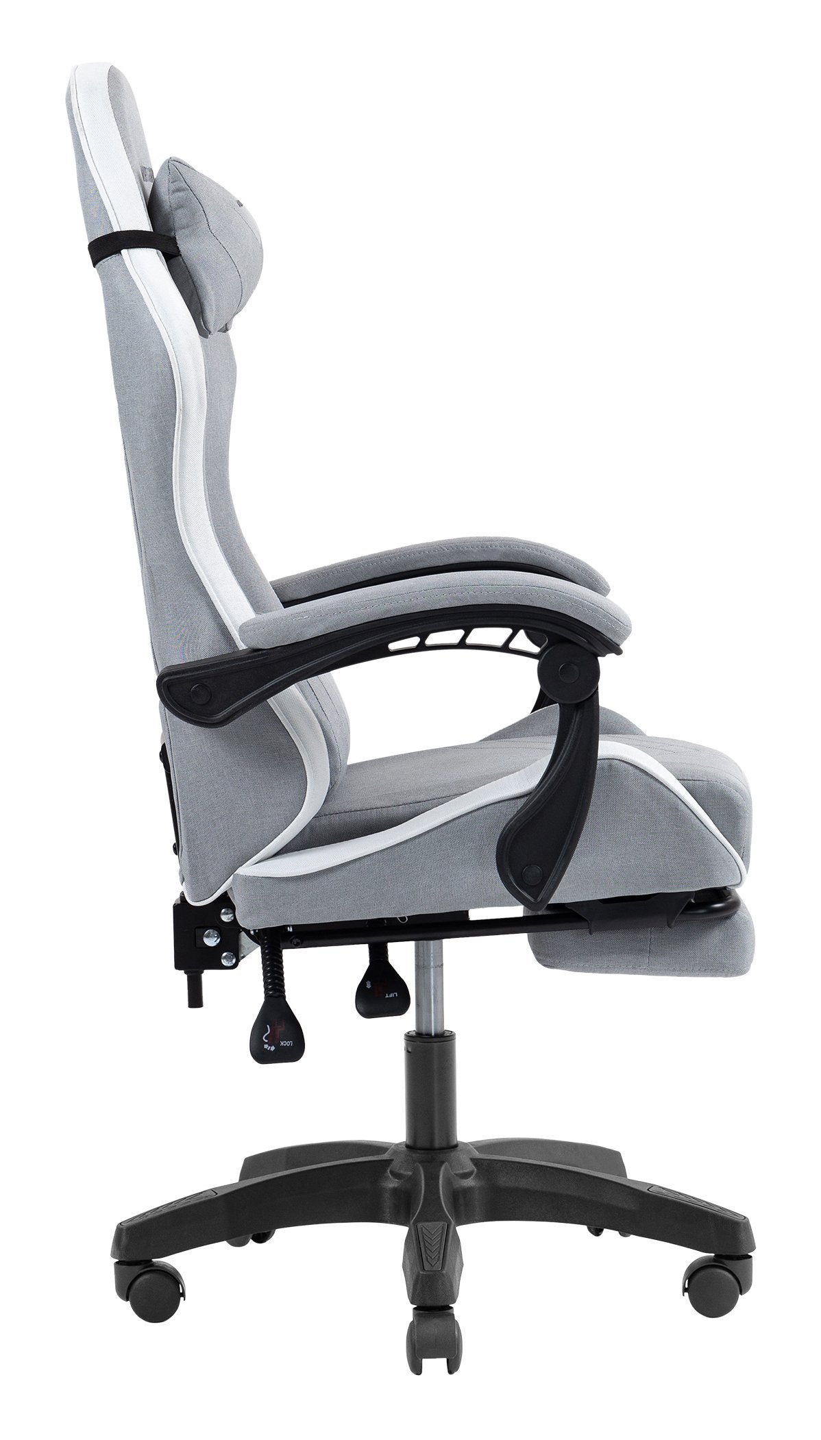 EAN 8435693112952 - Mars Gaming MGCXFSW silla para videojuegos Silla para videojuegos de PC Asiento acolchado Gris, Blanco imagen 3