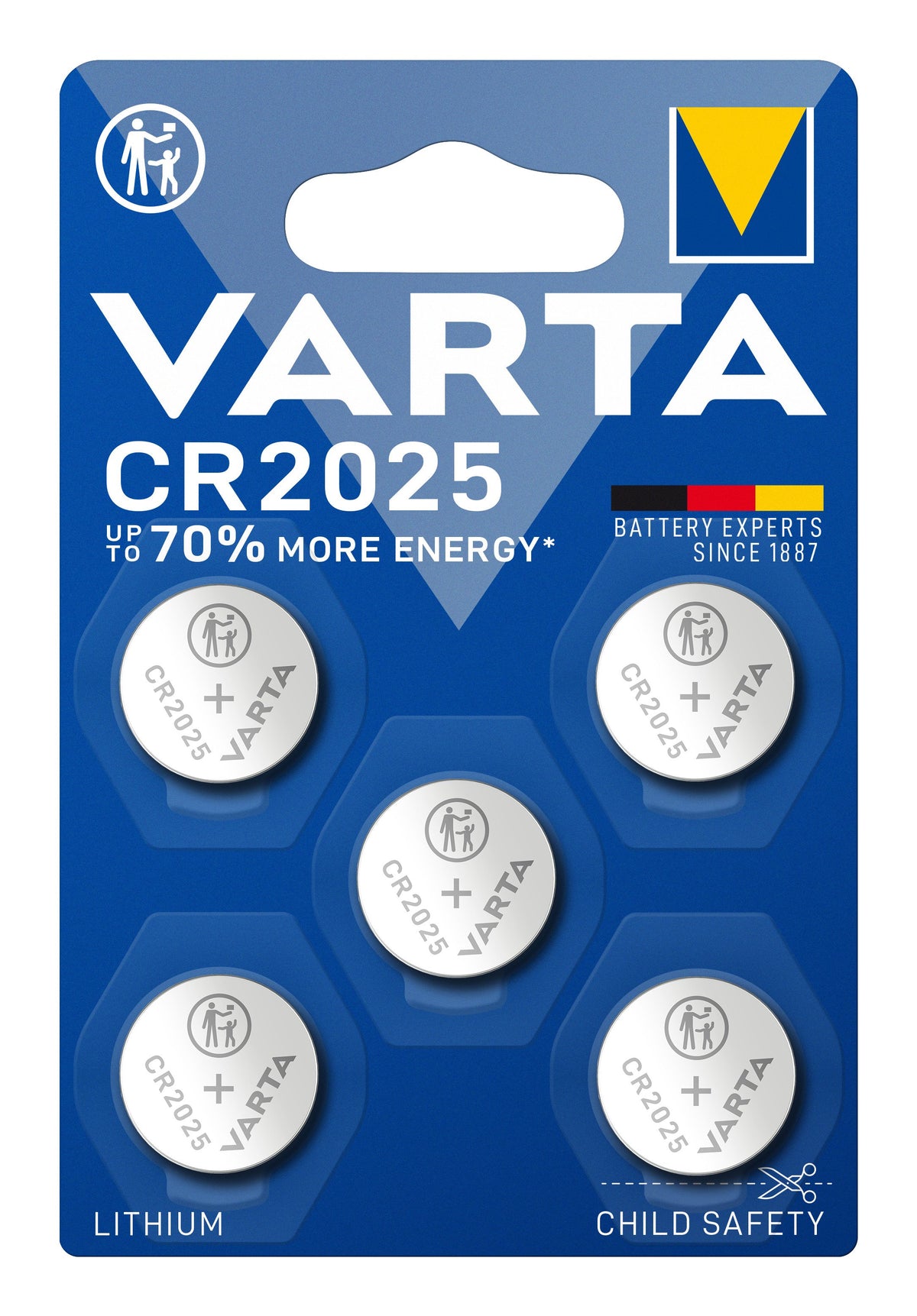 EAN 4008496850891 - Varta 6025101415 Batería de un solo uso CR2025 Litio imagen 3