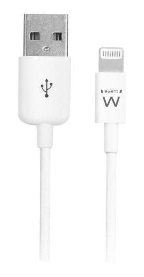 EAN 8054392612725 - Ewent EW9902 cable de conector Lightning 2 m Blanco imagen 1