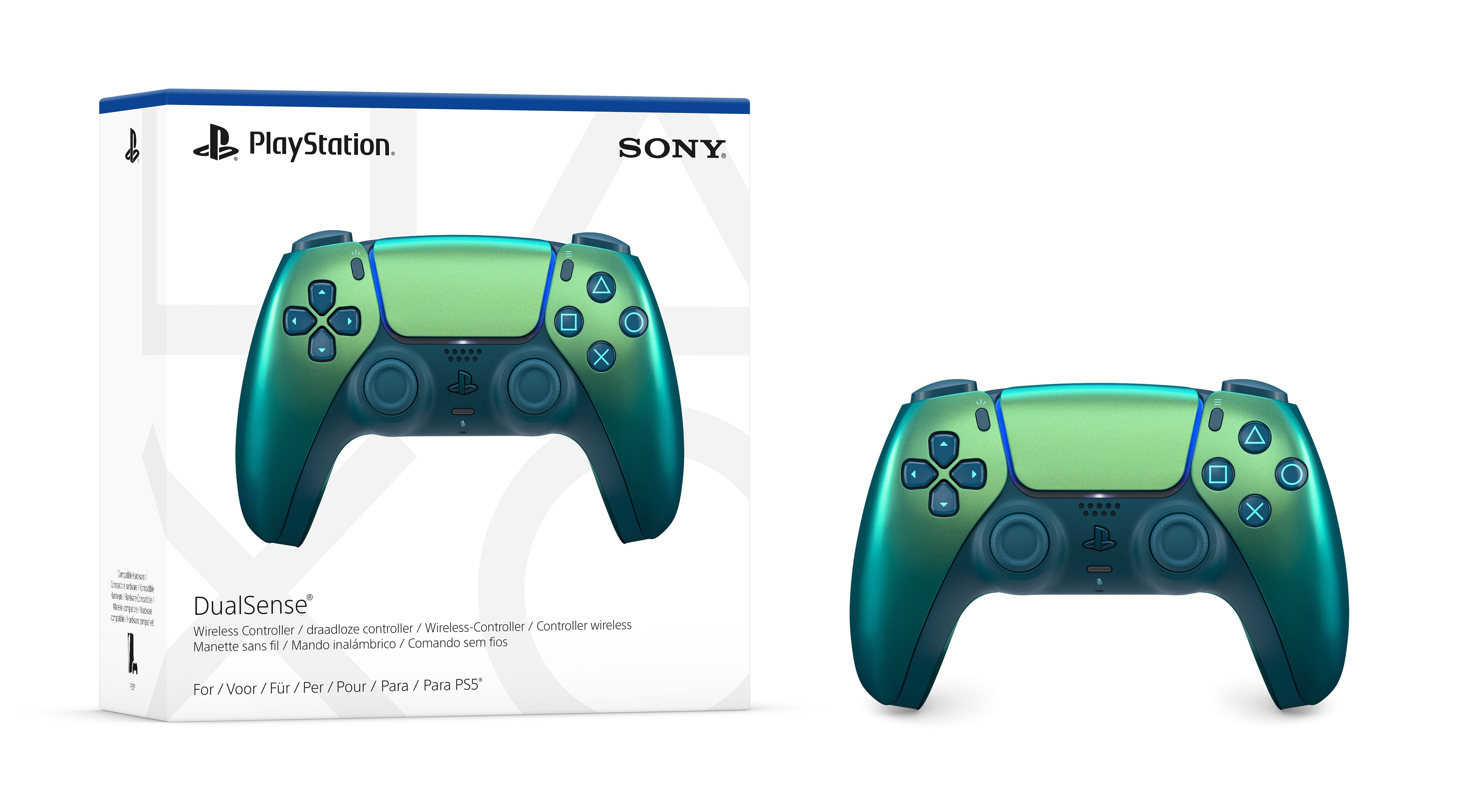 EAN 0711719590477 - Sony 1000044473 mando y volante Verde azulado Bluetooth/USB Gamepad Analógico/Digital PlayStation 5, iOS imagen 8
