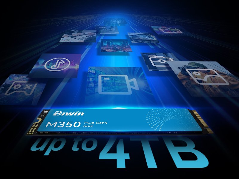 Biwin Ssd M350 1tb Pcie Gen4×4 5200 Mb-S