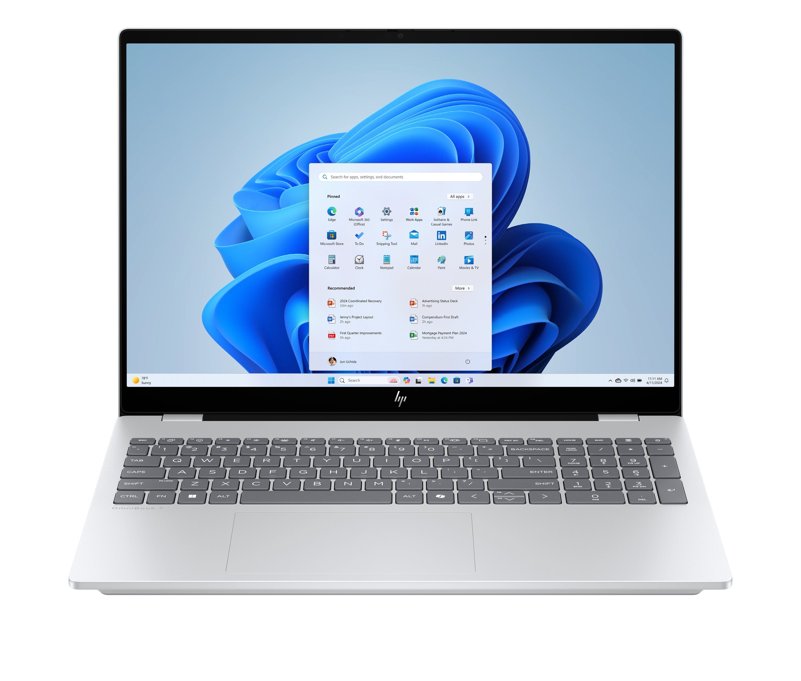 EAN 199251567315 - HP OmniBook 7 AI 16-ay0005ns Intel Core Ultra 7 255H 40,6 cm (16") Pantalla táctil 2K 32 GB DDR5-SDRAM NVI imagen 1