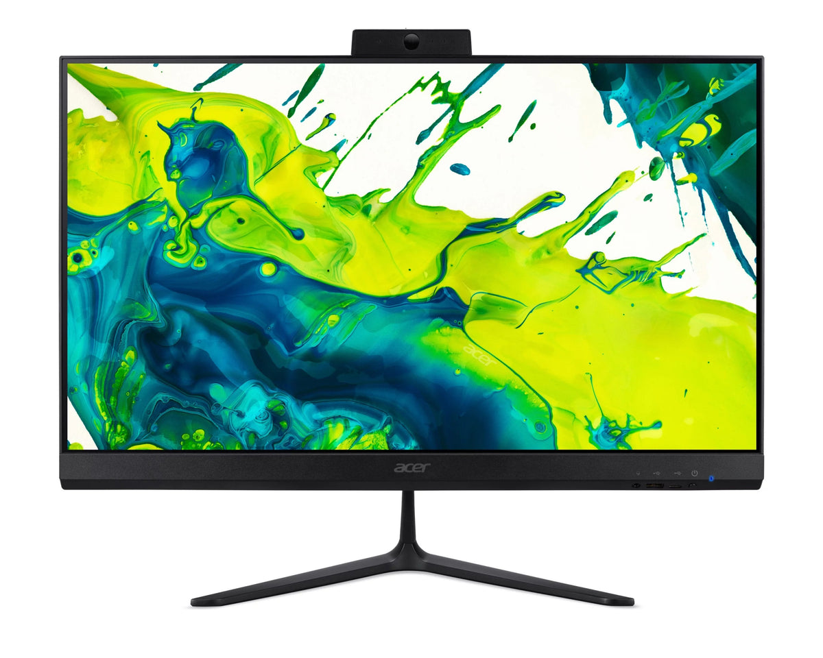 All In One Acer Aspire C24b Gczn 24" Full Hd Amd Ryzen 3 5400u 8gb Ram 512gb Ssd Radeon Onboard Graphics Windows 11 Home Negro