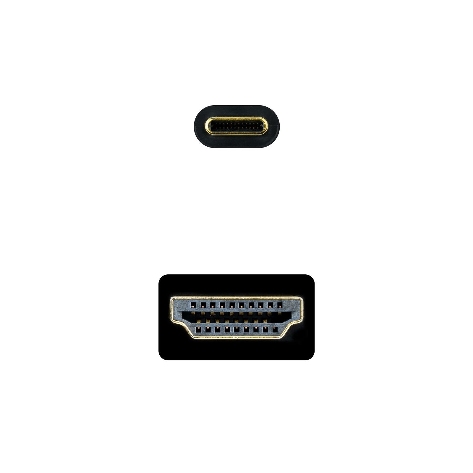 Cable Conversor Usb-C/M A Hdmi/M 4k@30hz 5 M