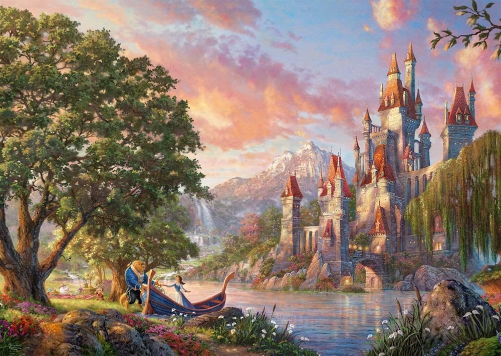 Schmidt Spiele Thomas Kinkade Studios: Belle''S Magical World, Puzzle 57372