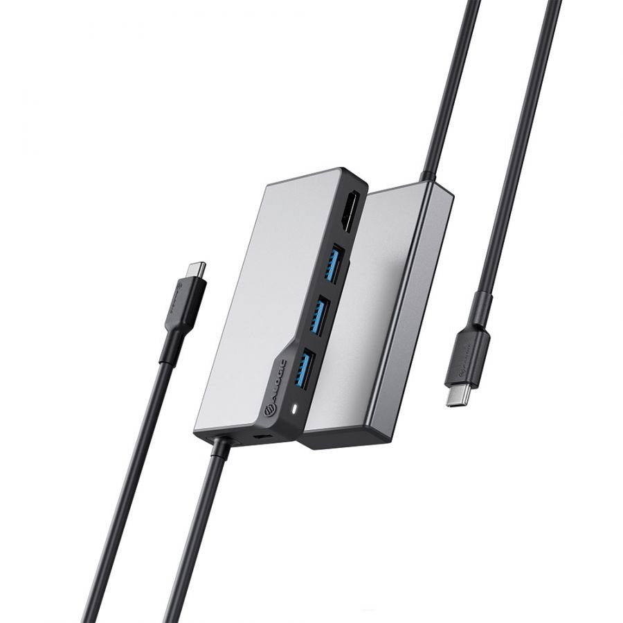 Alogic Usb-C Hub 5 In 1 Hdmi & Usb Space Gris