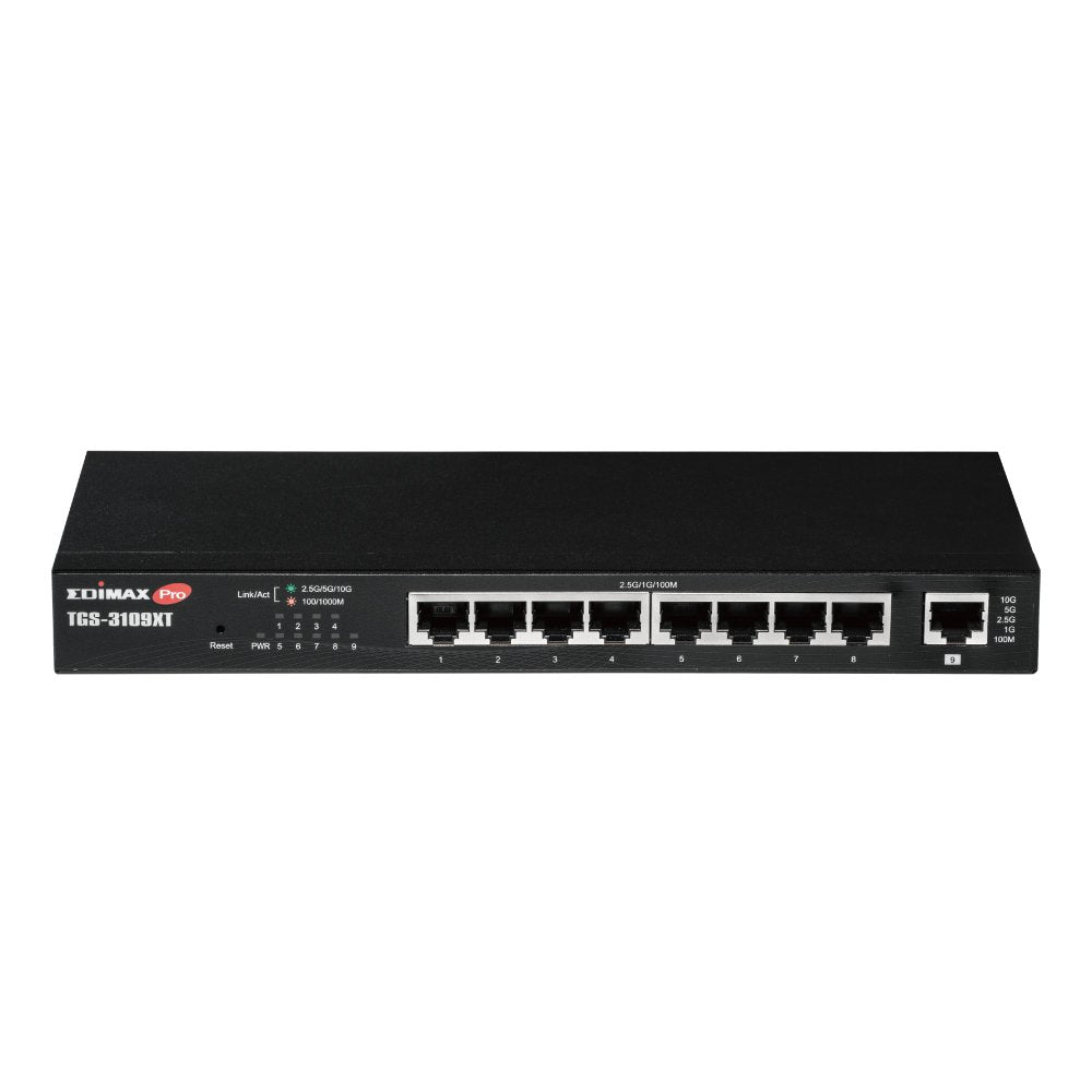 EAN 4717964705396 - Edimax TGS-3109XT switch Gestionado 2.5G Ethernet (100/1000/2500) Escritorio Negro imagen 1