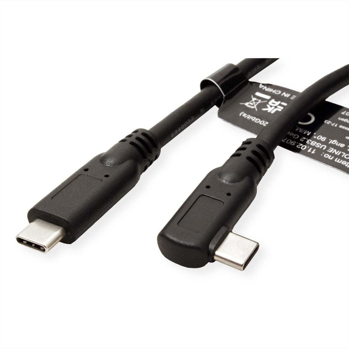 EAN 7630049621381 - ROLINE 11.02.9075 cable USB USB 3.2 Gen 2x2 1 m USB C Negro imagen 2