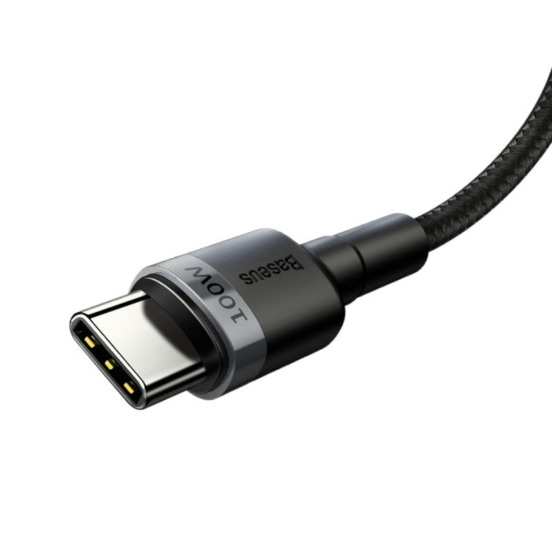Baseus Cafule Gris/Negro - Cable Usb Tipo C A Tipo C  100w 2m