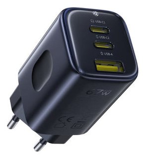 Picogo Ae11 Fast Charger 2c+U 67w Eu Cosmic Black