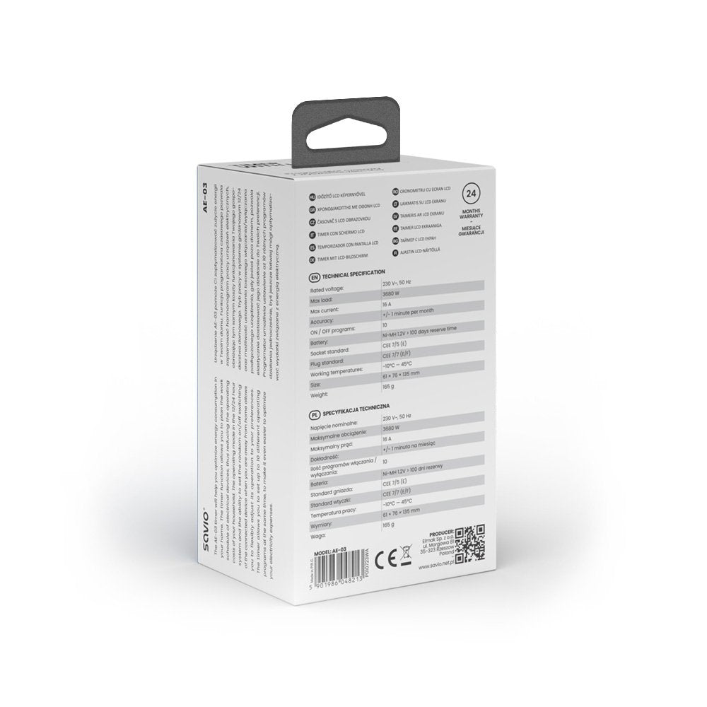 Timer Lcd Ae-03         Savio