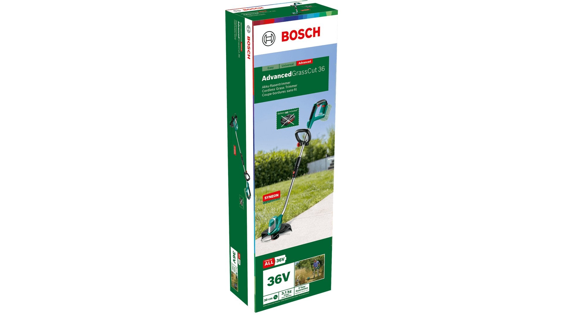 EAN 3165140887779 - Bosch Advanced GrassCut 36 30 cm Batería Negro, Verde, Plata imagen 6