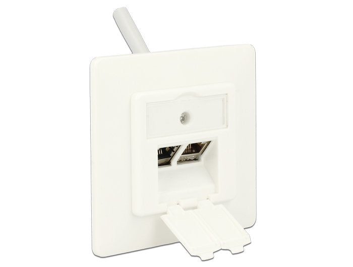 Delock Keymone Anschlussdose 2-Port Kompakt