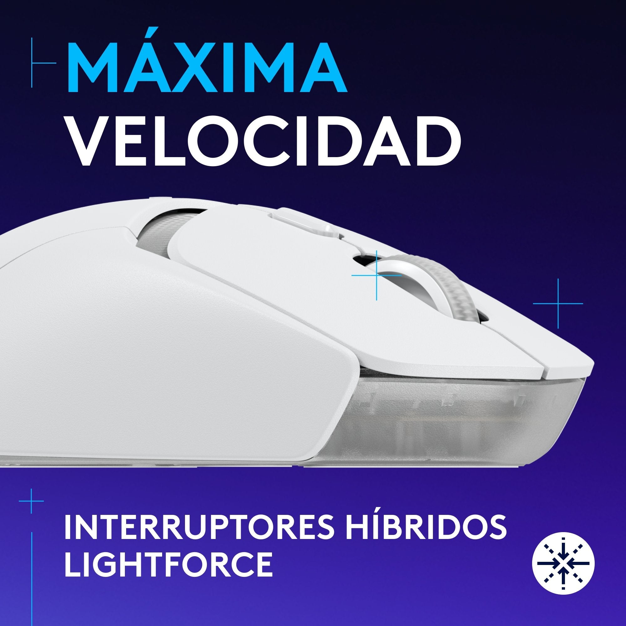 Ratón Inalámbrico Logitech G G309 Gaming Óptico 6 Botones Bluetooth 2.4 Ghz Logitech Lightspeed Blanco